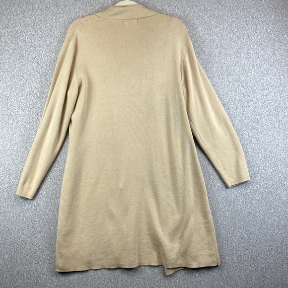 Vtg Pierre Cardin sweater blazer L long line minimalist classic office preppy - Picture 7 of 8